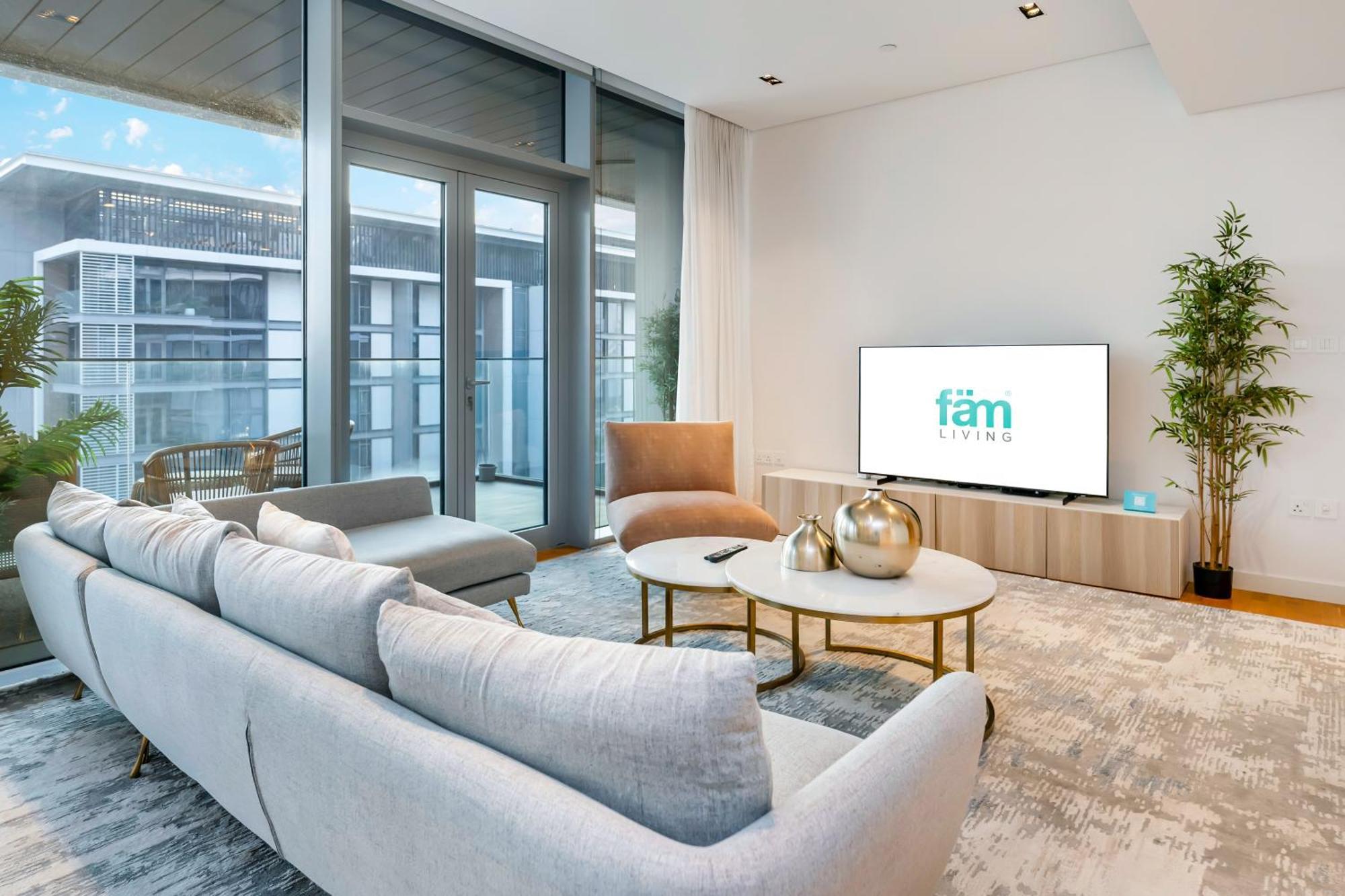 Ferienwohnung Fam Living Bluewaters - Island Living - Ain Dubai & Sea View Exterior foto