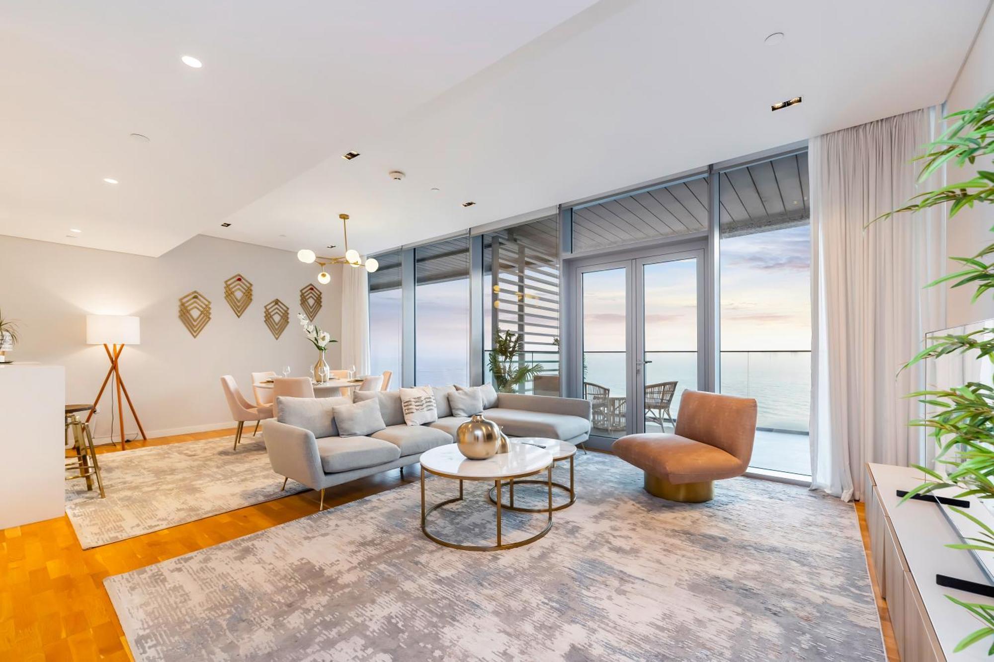 Ferienwohnung Fam Living Bluewaters - Island Living - Ain Dubai & Sea View Exterior foto