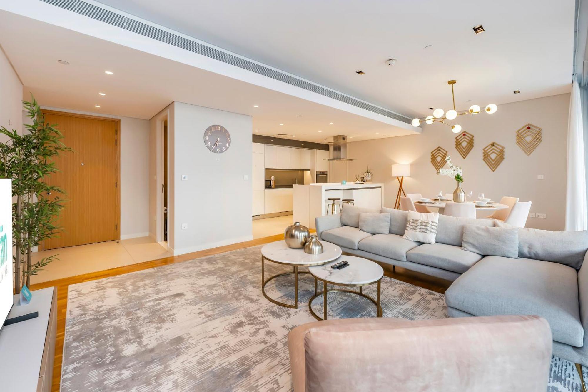 Ferienwohnung Fam Living Bluewaters - Island Living - Ain Dubai & Sea View Exterior foto